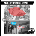 Alarm Sensor Gerak / Alarm Pendeteksi Gerak / Alarm Infrared Anti Maling - GDR. 