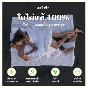 ชุดผ้าปูที่นอนใยไผ่แท้100% (1600TC) NanoBAMBOO |นุ่ม|เย็น|สบาย|ออแกนิค|เป็นมิตรกับสิ่งแวดล้อม|ต่อต้านแบคทีเรีย|ออร่าชีท