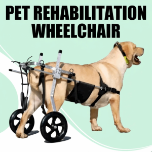 OOC Hindleg Support Large Dog Wheelchair Rear Limb Support Breathable Hind Limb Rehabilitation Training Aid Pet Accessories Adjustable Disabled Pet Wheelchair Dog Paralysis