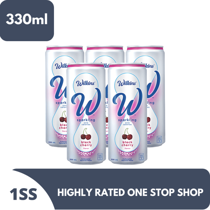 Wilkins Sparkling Water, Black Cherry 330ml x 5 Lazada PH