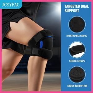 JCSYFAC  Patellar hỗ trợ đầu gối Dây đeo đôi có thể điều chỉnh cú đúp cho thể thao chạy đi xe đạp phòng chống chấn thương 1 cái