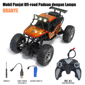 Mainan Mobil Remote Control off-Road Climbing 2WD Car RC Rock Dengan Fungsi Semprot