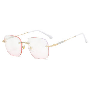 แว่นไร้กรอบแบบใหม่ 💖แว่นบลัชออน💖 แว่นอ่านหนังสือ แว่นอ่านหนังสือป้องกันแสงสีฟ้าแบบ HD