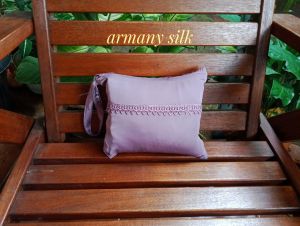 Mukena Mewah Armany Silk Premium jumbo Traveling Bingkisan Hampers Kado Mahar istimewa travel Dewasa Fairizka Series