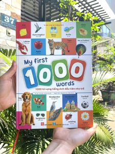 My first 1000 words - 1000 từ vựng tiếng Anh đầu tiên cho trẻ - Sách bìa cứng - Đinh Tị