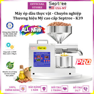 Máy ép dầu ăn thực vật chuyên nghiệp dùng trong gia đình kinh doanh thương hiệu Septree K39 1350W - Bảo Hành 1 Năm