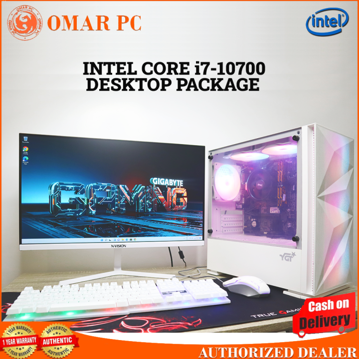 GAMING SYSTEM UNIT INTEL i710700 H410M Motherboard Nvision N2455W