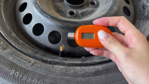 Màn hình LCD kỹ thuật số Đồng hồ đo áp suất lốp cho xe ô tô xe mô tô xe hơi tắt 4 đơn vị đo lường cầm tay kiểm tra áp suất công cụ