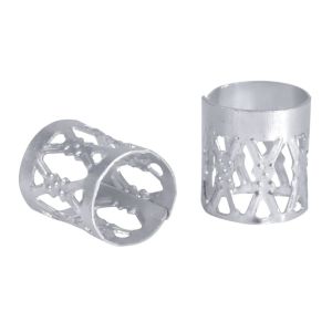 1SET/30PCS Cincin Manik Adjustable Bahan Untuk Dekorasi Rambut Kepang/Wig/Rambut Gimbal/Gelang Alumunium/Pembatas Kalung