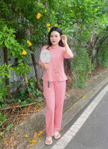 Đồ #lam đi #chùa Mẫu cát tường lụa co dãn từ 45-65 ký