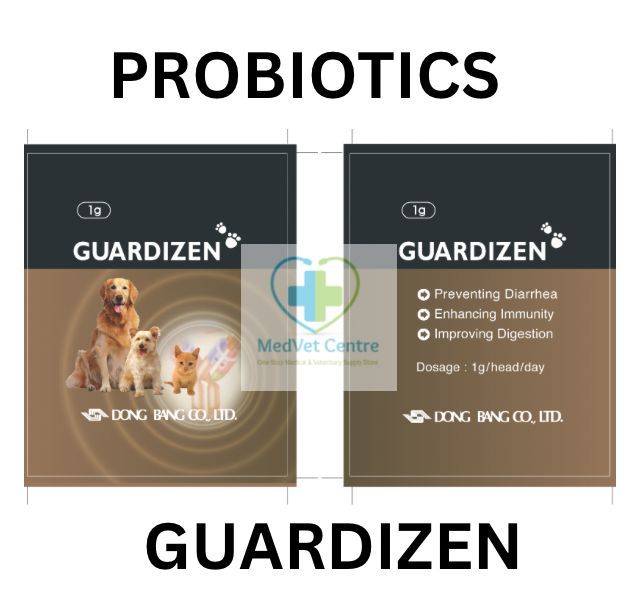 GUARDIZEN PROBIOTICS FOR CAT DOG DIARRHEA CIRIT BIRIT PARVOVIRUS MUNTAH