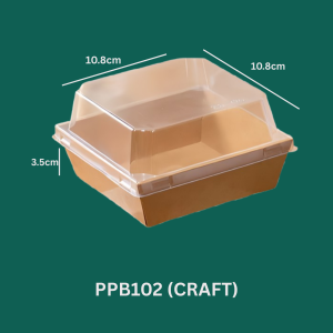 Sandwich Box Square / Rectangle Cake Box Kraft Box Transparent Pastry box Cake Sandwich Gift Box / Sushi Box With Lid