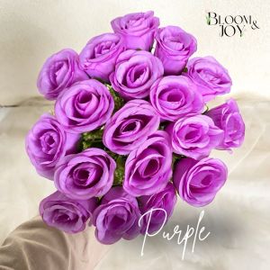 Bunga Mawar 18 CABANG Artificial Tangkaian Cabang 18 Hiasan Buket Dekorasi Pelaminan bunga artificial