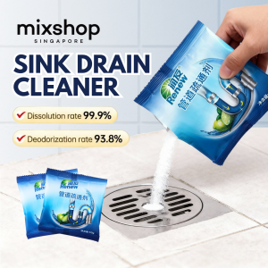 Mixshop Sink Drain Cleaner 50G | Fast-Acting Pipe Cleaning Powder for Kitchen Bathroom & Toilet