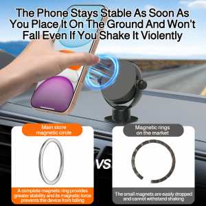 Cell Phone Holder Atmosphere Multifunction Car Phone Holder Fixed Stability Vehicle Owner Car Interior