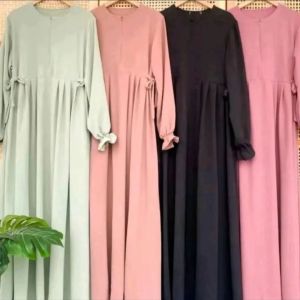 MECCA Haji Umroh Set French Khimar Rok Cadar Syar’i Crinkle Airflow