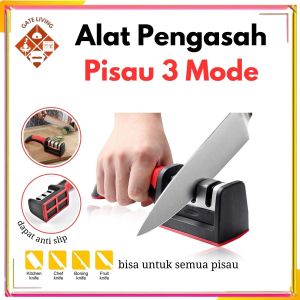 Alat Pengasah Pisau Gagang 3 Mode