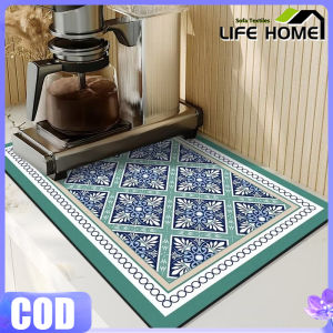 Coffee Machine Absorbent Pad Kitchen Bowl Plate Bar Drain Mat Water Cup Dry Placemat Tabletop No Wash Insulation Pad