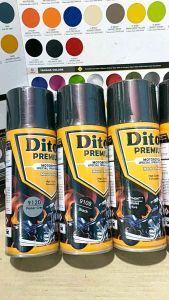 Paket Cat Semprot Pilok Diton Premium Violet Fire XP9404 & Epoxy Primer Grey