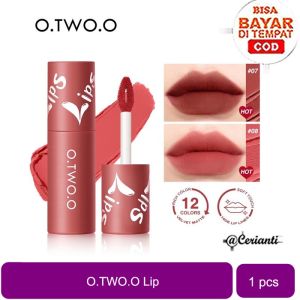 O.TWO.O Velvet Matte Liptint Lip & Cheek Mud Lip Gloss Lipstick Cerianti Lynn Design