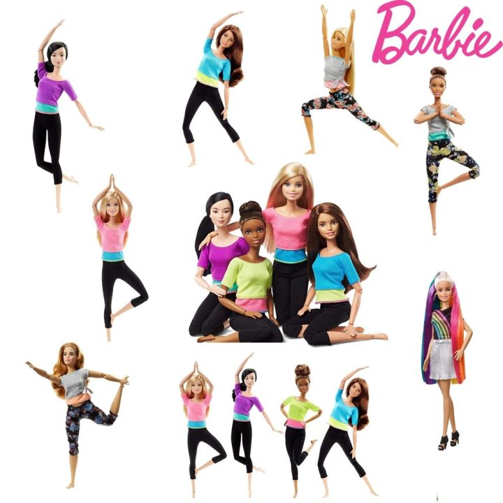 Original NEW Barbie Doll Gymnastics Yoga Dancer Soccer Player Barbie ...