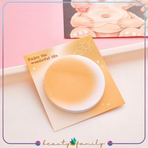 BF-A127 Sticky Notes Gradasi Polos Memo Tempel / Sticky Notes Tempelan Kertas Catatan Memo Gradient