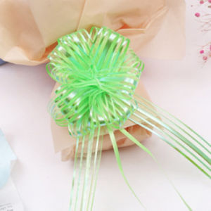 New Bouuet Packaging Pull Bow Christmas Gift Packaging Decoration Pull Flower Ribbon 3cm