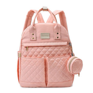TAS BAYI 6031 - Ransel Bayi 2 in 1 “DUOHUI” Tas Perlengkapan Bayi Diaper Bag Tas Asi Popok Susu Pakaian Bayi - F