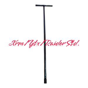 Motorcycle Damper Rod Tool for Fork Tubes - T-shaped Metal Tool with Black Finish