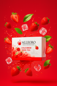 ALLEGRO Cold Brew Tea 25s | English Breakfast Lemon & Strawberry | Easy Brew Iced Tea Bags Refreshing Tea