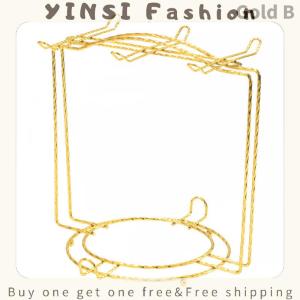 YINSI Coffee Cup And Saucer Display Rack Hold 6 Coffee Cups And 6 Plates Kitchen Draining Rack Durable Modern Mug Stand For Countertop