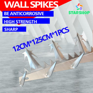 Anti-climb wall spike fence Galvanized large metal anti climb wall roof spikes Villa Yard fences cats animal security