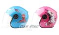 Kids Children Motorcycle Helmet Open Face Helmet With Visor Topi Motor Keledar Kanak Kanak Topi Motosikal Budak 儿童小孩头盔 (4-14years). 