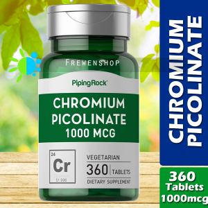 CHROMIUM PICOLINATE 1000mcg x 360 Tablets Supplement