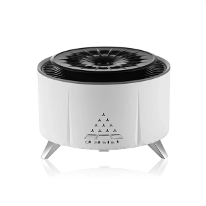 Jellyfish Mood Mist 350ml Aromatherapy Diffuser with Dancing Mist Fire Glow Light & Sleep Sounds 3-in-1 Humidifier for Home Office