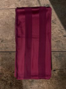 Muslim Shimmer Stripe Hijab Women Chiffon Scarf with Satin Stripe Hollow Out Headscarf Solid Plain