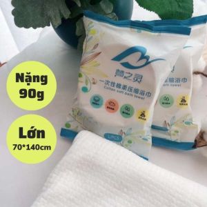 KHĂN TẮM NÉN COTTON CAO CẤP 70X140CM | SET 3 KHĂN NÉN GIA ĐÌNH DÙNG 1 LẦN | AN TOÀN CHO MỌI THÀNH VIÊN MỀM MẠI THẤM HÚT TỐT