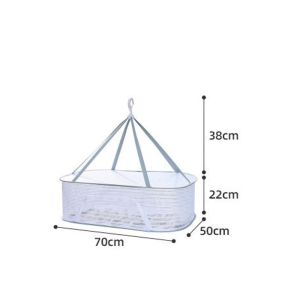 3 Layers Foldable Polyester Fish Drying Net Clothes Organizer Drying Basket Anti Fly Drying Basket