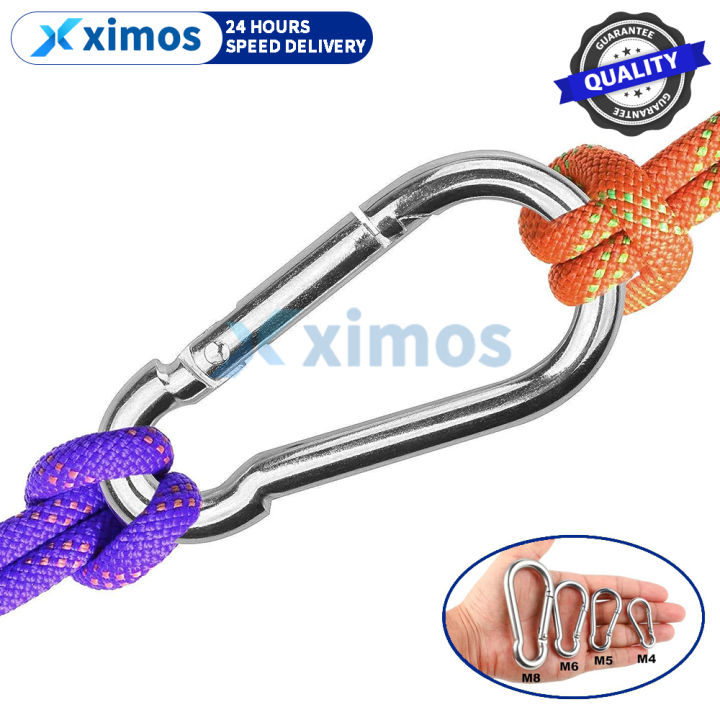 30Pack 4Inch Spring Snap Hooks, Heavy Duty Zinc-Galvanized Steel Quick Link