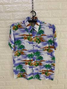 สินค้ามีพร้อมส่ง เสื้อสงกรานต์ เสื้อ แฟชั่นผู้ชาย  เสื้อฮาวาย เสื้อลายดอก ผ้าสปัน ผ้านุ่มไม่ร้อน เสื้อเชิ้ตแขนสั้น เสื้อคอปกแขนสั้น ใส่ได้ทั้งชายและหญิง