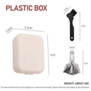 [ BestGadget ] Nose Hair Trimmer Stainless Steel Clipper Cutter Gunting Bulu Hidung Cordless Beard Shaver Rambut Wax Cabut Razor Blade