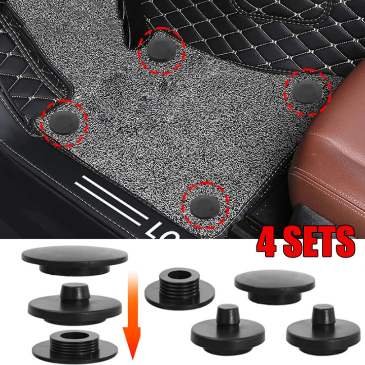 4Sets Antislip Car Mat Carpet Clips Interior Foot Mat Fixing Buckle