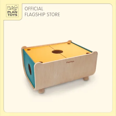 PlanToys ของเล่นไม้ Toy Chest กล่องเก็บของเล่น เสริมพัฒนาการ สำหรับเด็กอายุ 3 ปี ขึ้นไป