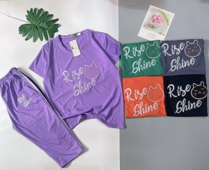 Đồ bộ nữ mặc nhà bộ đồ thun lửng đồ bộ thun cotton bigsize mặc nhà dễ thương