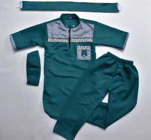 koko anak laki laki plus syal + peci koko sultan koko anak usia 1-12 thn