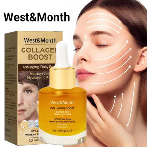 【Super low price】Collagen Wrinkle Remover Face Serum Anti Aging Whitening Moisturizing Fade Fine Lines Dark Spots Brightening Skin Care Essence