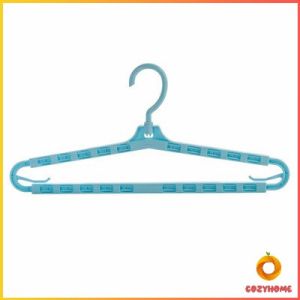 ไม้เเขวนเสื้อ ไม้แขวนเสื้อ ปรับ ยืด หด ได้ ไม้แขวนผ้าพลาสติก hanger Cozy