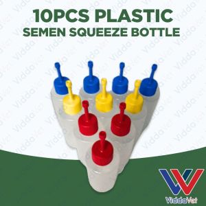 10pack 100ML Squeeze Bottles for Animal Feeding semen bottle for pig artificial insemination 100ml