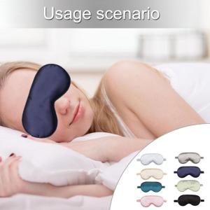 Double Sided Smooth Fabric Eye Cover Lightweighted Design Eye Mask For Travel And Night Use
