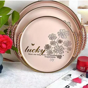 Nampan Estetik Tatakan Dapur/ Nampan Saji Serbaguna Makanan Minuman Snack Rumah Moza